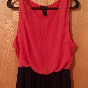 Enfocus Studio Red and Black Dress
